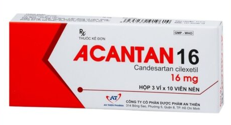 Acantan Candessartan 16mg An Thiên (H/30v)