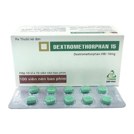 Dextromethorphan 15mg TV Pharm (H/100v)