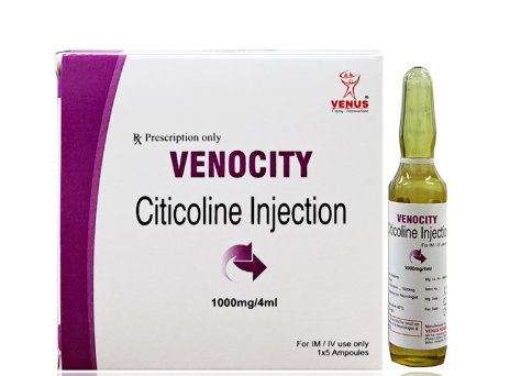 Venocity Citicoline Injection Venus (H/5o/4ml) 