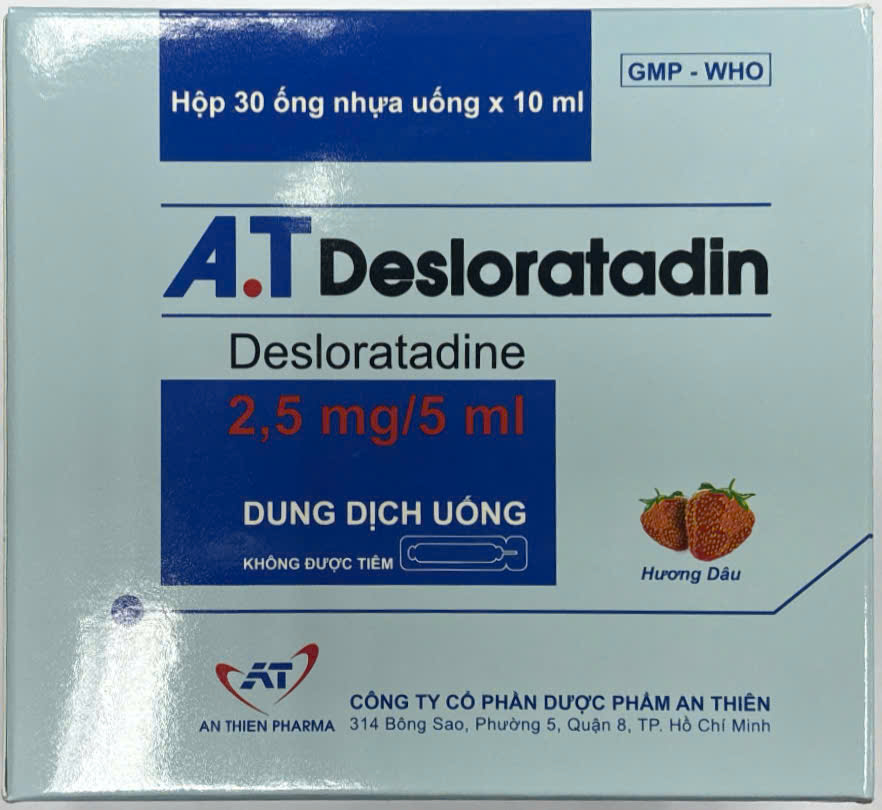 A.T Desloratadin 2.5mg/5ml An Thiên (H/30o/10ml)