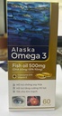 [T14673] Alaska Omega 3 Fish oil 500mg Akopha (Lọ/60v)( vàng xanh )