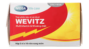 WEVITZ Mega bổ sung Multivitamin & Khoáng chất (H/50v)