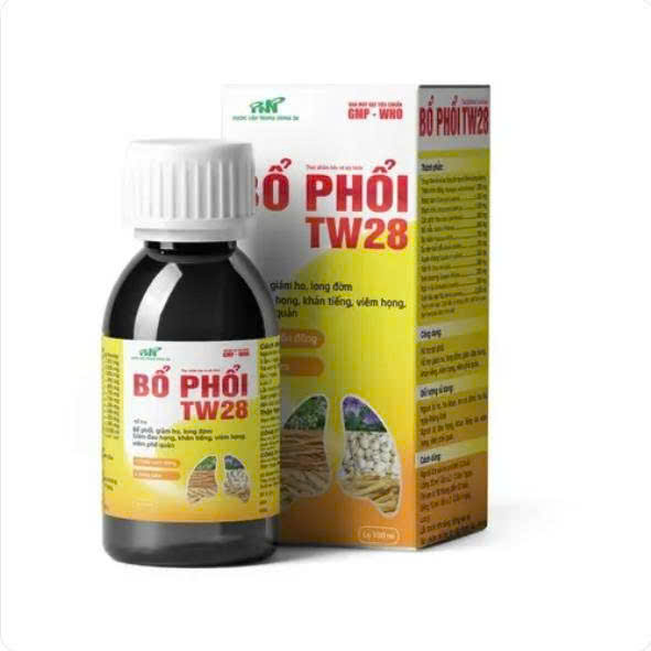 Siro Bổ Phổ TW28 (Lọ/100ml)