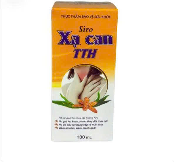 Siro Xạ Can TTH TW28 (Lọ/100ml)