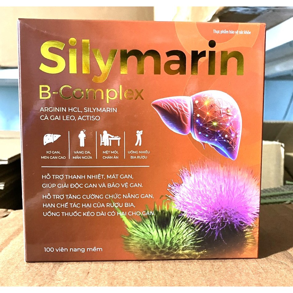 Silymarin B Complex Akopha (H/100v) (Nâu)