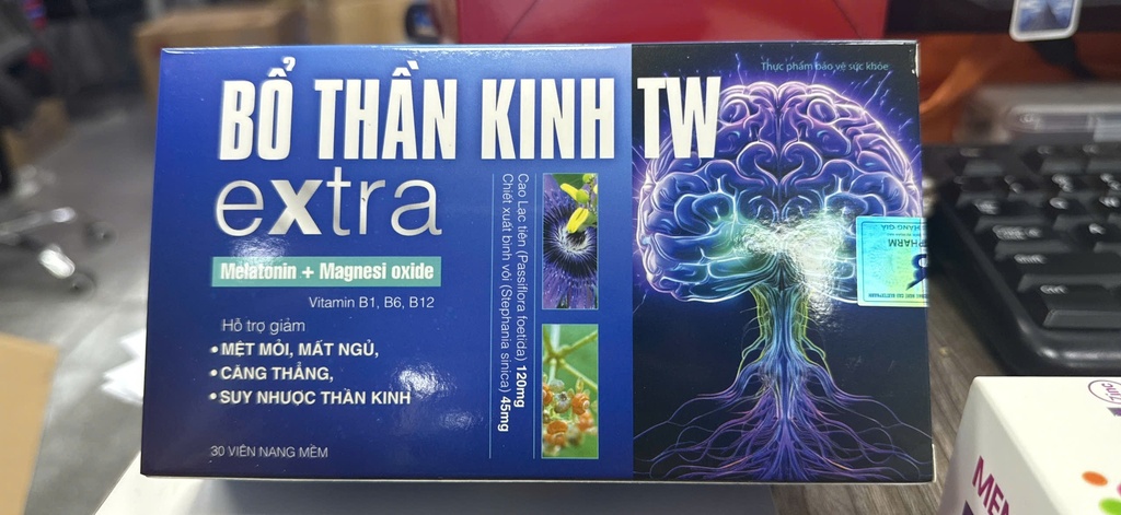 Bổ thần kinh TW Extra Akophar Pháp (H/30v) (Xanh)