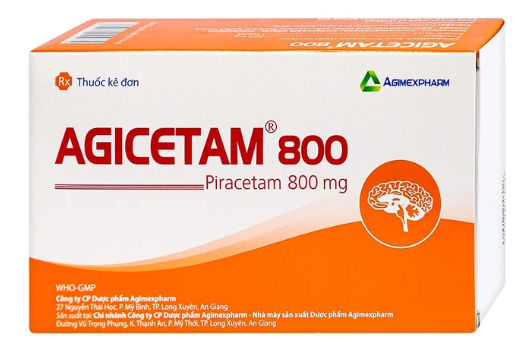 Agicetam Piracetam 800mg Agimexpharm (H/100v)