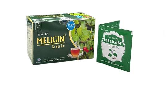 Trà hòa tan Meligin cà gai leo Medipharco (H/30gói) date 01/2027