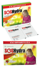 SOSHydra Racecadotril 30mg Ampharco U.S.A (H/10 Gói/ 1g)