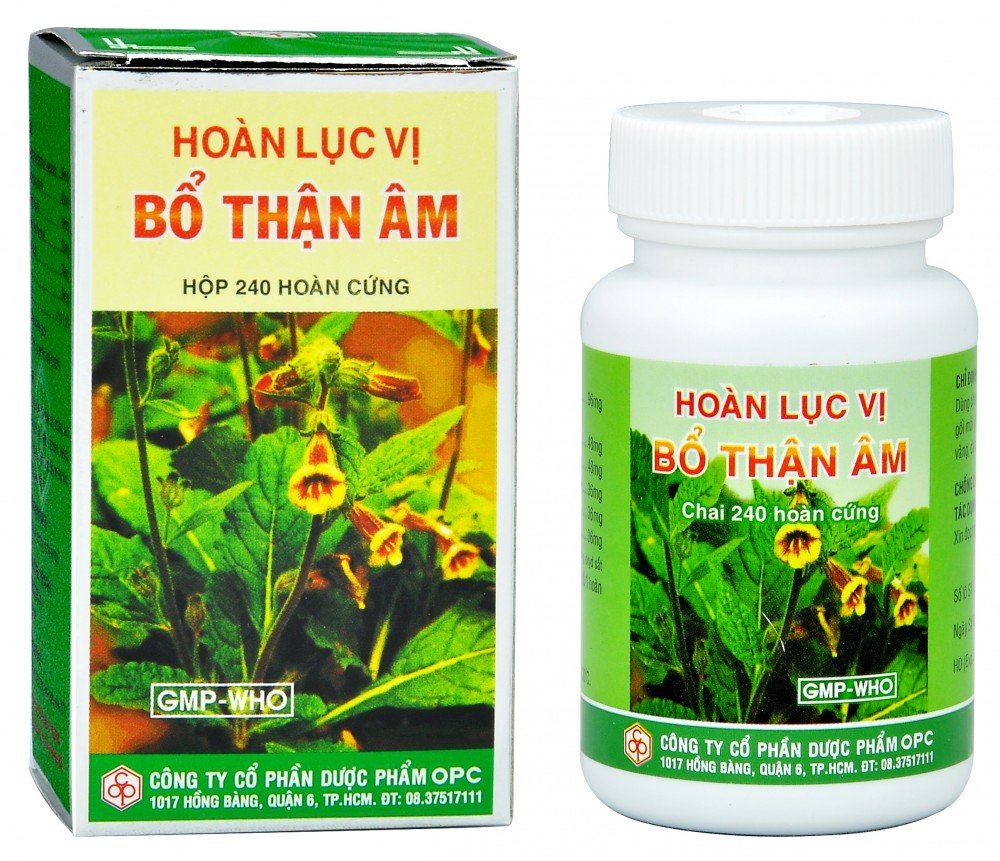 Hoàn Lục Vị Bổ Thận Âm OPC (Lọ/240v)