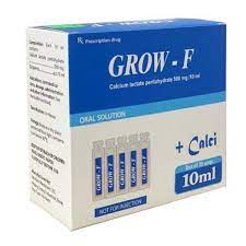 Grow F Calcium 500mg Hà Nam (H/20o/10ml)  