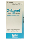 [T00025] Zebacef Cefdinir 125mg/5ml Bilim Thổ Nhĩ Kỳ (Lọ/100ml) Date 05/2027