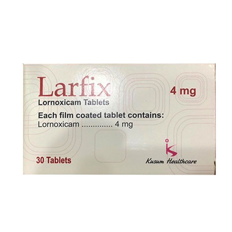 Larfix Lornoxicam 4mg Ấn Độ (H/30viên)