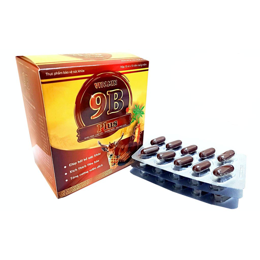 Vitamin 9B Plus Đại Uy (H/100v)