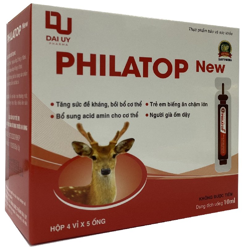 Philatop New ống nhựa Đại Uy (H/20o/10ml)