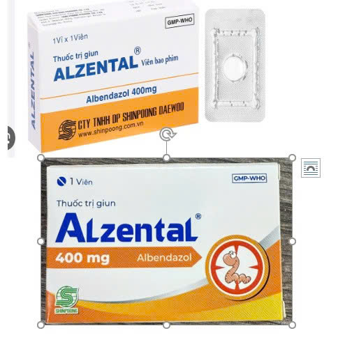  Alzental Albendazol 400mg Hàn Quốc (H/1v)
