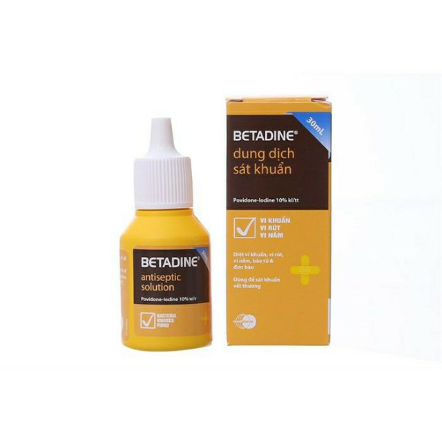  Betadine Sát Khuẩn Mundipharma (Lọ/30ml)