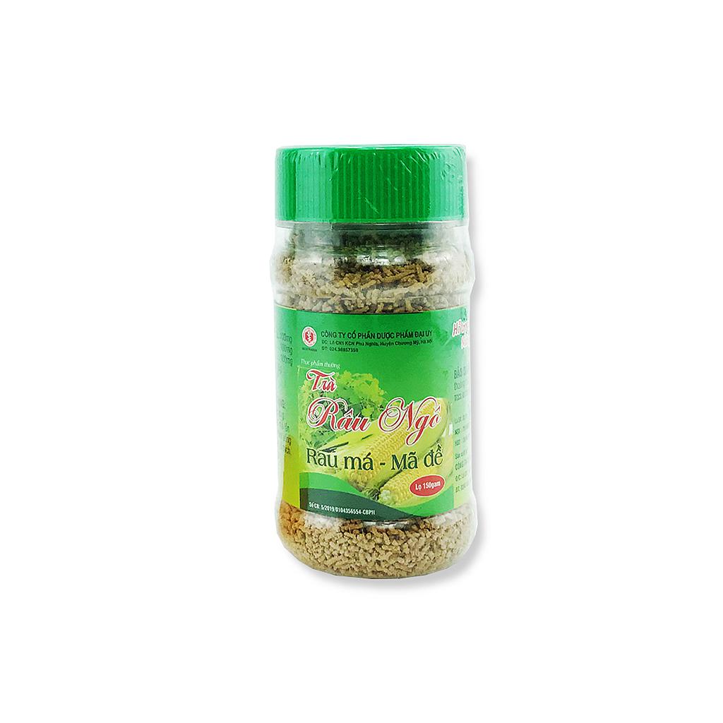 Trà râu ngô rau má mã đề Đại Uy (Lọ/150g)