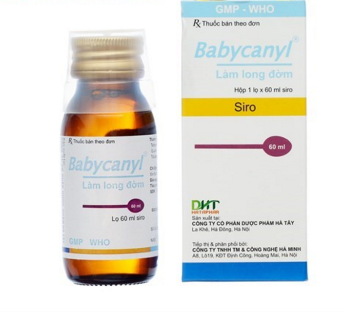 Babycanyl siro long đờm Hà Tây (Lọ/60ml)