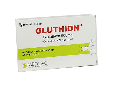 Gluthion Glutathione 600mg tiêm Medlac (H/10lọ/10o)