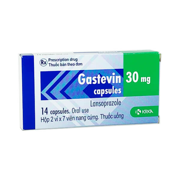  Gastevin Lansoprazole 30mg Krka Slovennia (H/14v) date 11/2025