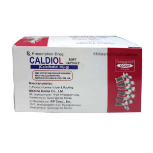 Caldiol Calciefdiol 20mcg Medica Korea (H/60v) 