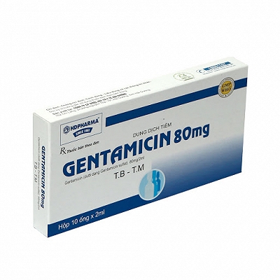 Gentamicin 80mg/2ml Tiêm Hải Dương (H/10o/2ml)