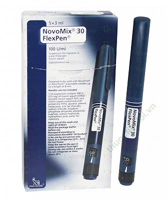 Novomix 30 Flexpen 100U/ml Bút Tiêm Tiểu Đường Novo Nordisk (1 bút) 