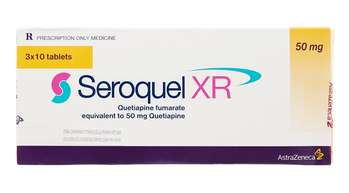  Seroquel Xr Quetiapina 50mg Astrazeneca (H/30v)