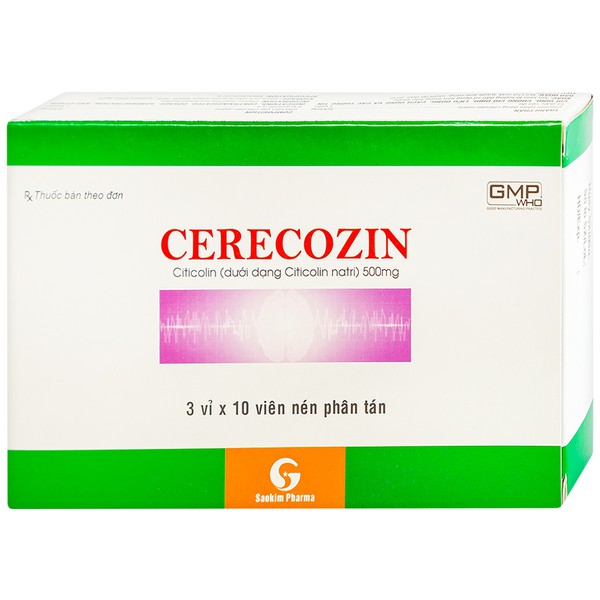 Cerecozin Citicolin 500mg Sao Kim (H/30v)