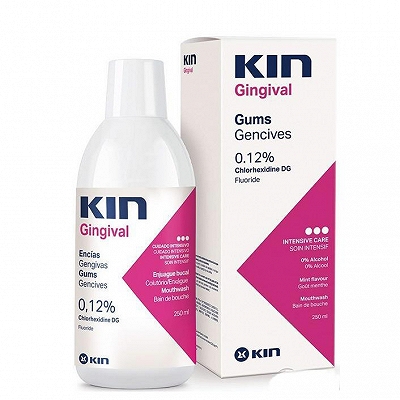 Kin Gingival Nước Súc Miệng Ngăn Ngừa Viêm Nướu (Chai/250ml)