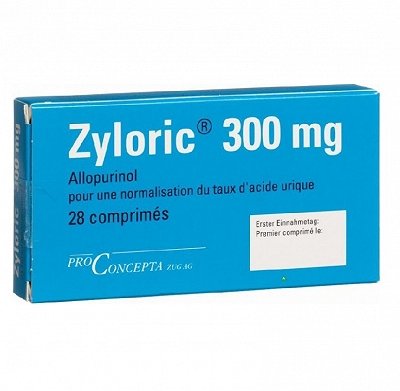 Zyloric Allopurinol 300mg Aspen (H/28v)
