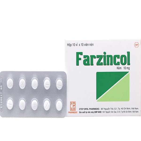  Farzincol 10mg Pharmedic (H/100v)