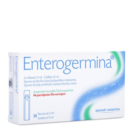 Enterogermina 2 Billion/5ml Sanofi (H/20o/5ml) Date 01/2026