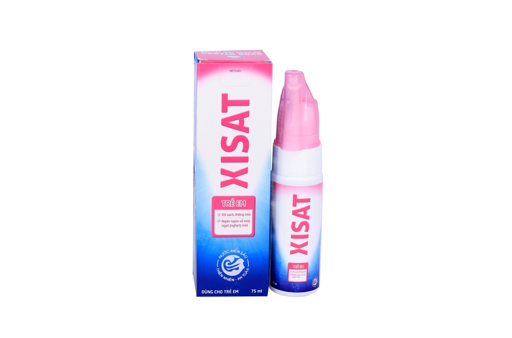 Xisat Hồng Xịt Trẻ em Merap (Lọ/75ml)