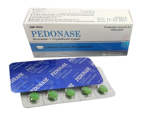 Pedonase Bromelain 40mg Mediplantex (H/30v)