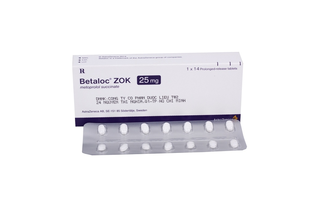  Betaloc Zok 25mg Astrazeneca (H/14v)