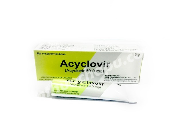  Acyclovir Cream Sinil Pharma (Tuýp/5g)
