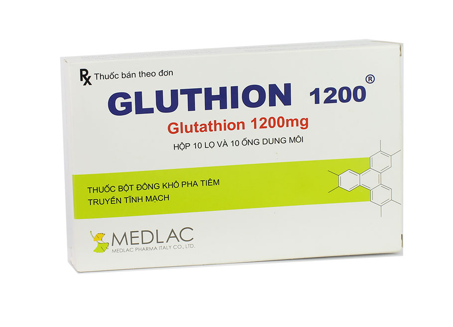 Gluthion Glutathion 1200mg tiêm Medlac (H/10lọ/10o)