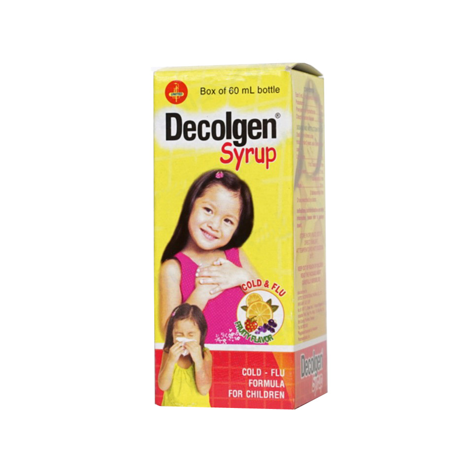 Decolgen Siro United Pharma (Chai/60ml) date 04/2027