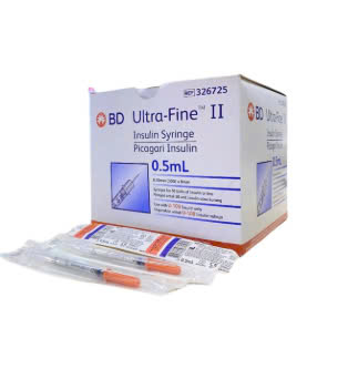 Bơm tiểu đường Bd Ultra Fine II 0.5ml (H/100cái)