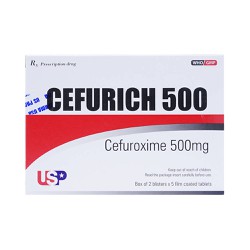 Cefurich Cefuroxime 500mg USP (H/10v)