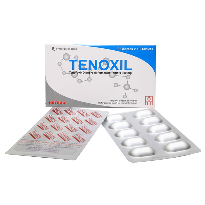 Tenoxil Tenfovir Disoproxil Fumarate 300mg Ấn Độ (H/30v)