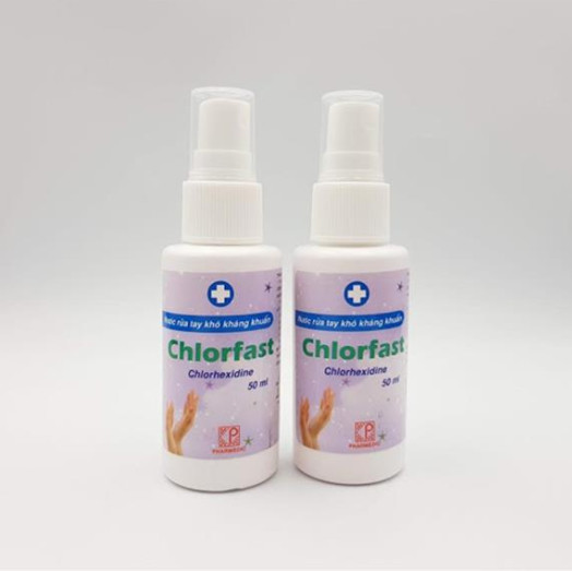 Chlorfast nước Rửa Tay Khô Pharmedic (Chai/50ml)