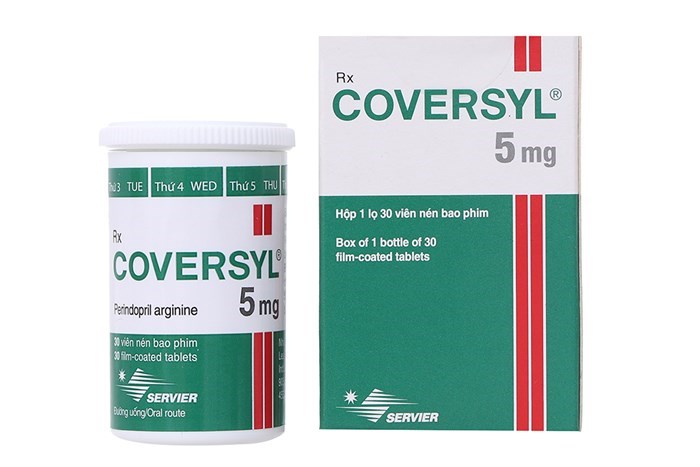 Coversyl 5mg Servier (Lọ/30v)