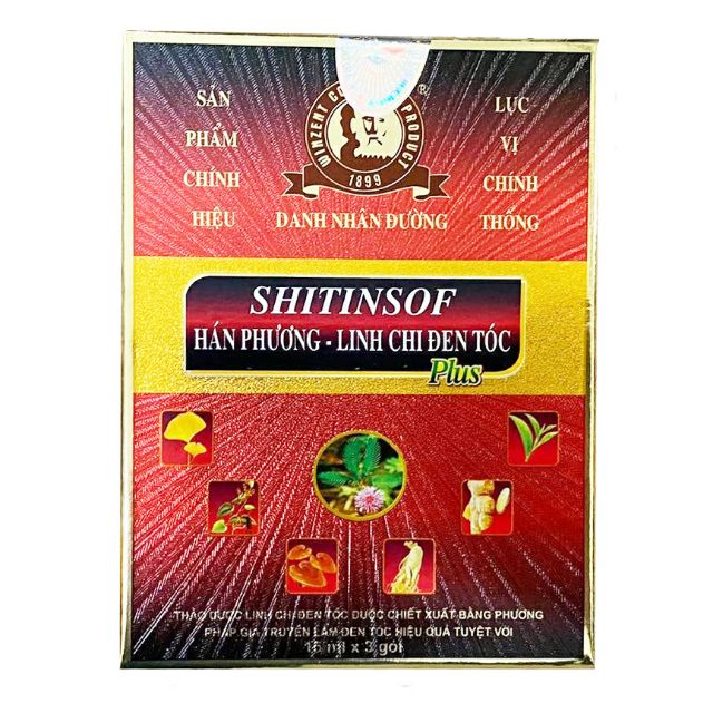 Shitinsof gội đen tóc Hán Phương (H/3g/15ml)