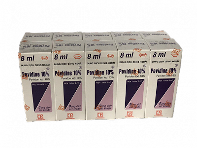 Povidine 10% Pharmedic (Cọc/10 lọ/8ml)