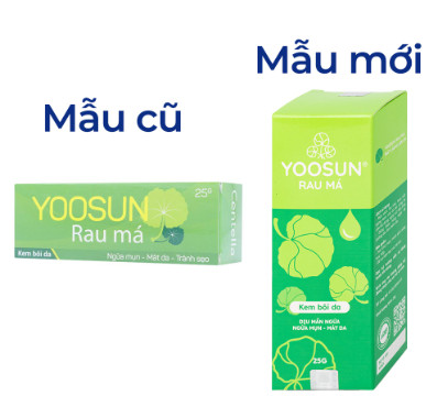 Yoosun Rau Má Xanh kem bôi Đại Bắc (Tuýp/25g)