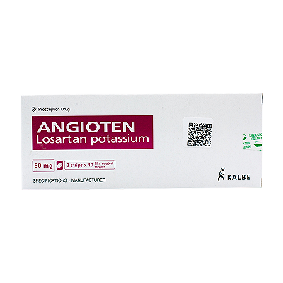 Angioten Losartan 50mg Kalbe Indonesia (H/30v)