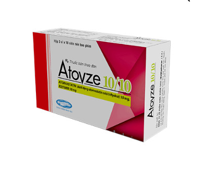 Atovze 10/10 Atorvastatin Ezetimib 10/10mg Savipharm (H/30v) 